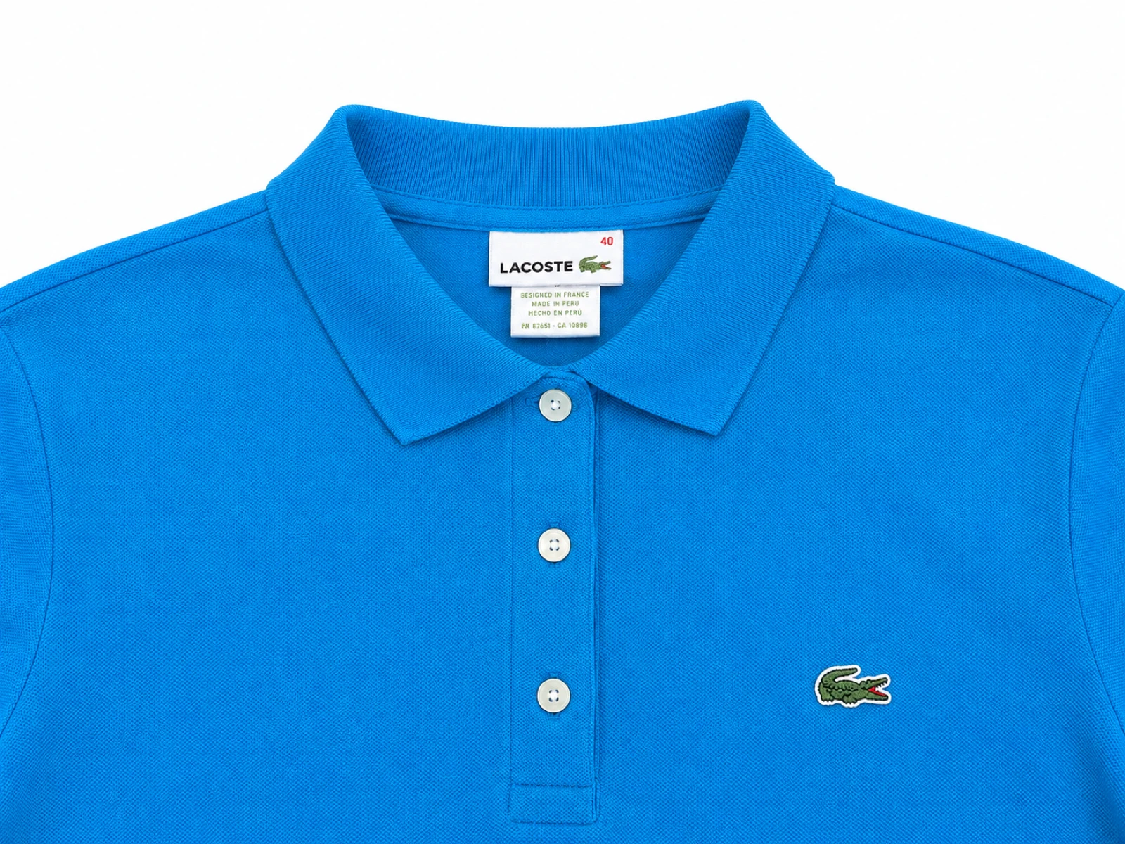 Polo Lacoste azul turquesa – photo 3